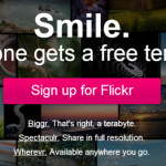Fliker – Smile. Everyone gets a free terabyte.