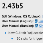 もう出たの？SimpleBGC GUI 2.43b5 登場