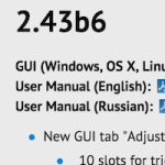 ブラシレスジンバル新ファーム！SimpleBGC GUI 2.43b6 が登場！