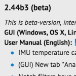 テスター用 Simple BGC GUI v2.44b2 が 2.44b3 にアップ！
